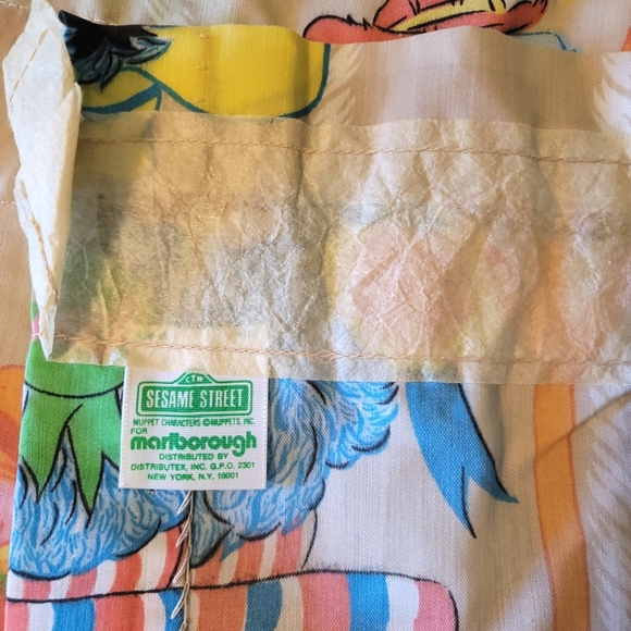 Vintage Sesame Street Muppets Rodeo Theme Window Valance Kids Room Home Decor - Picture 10 of 15